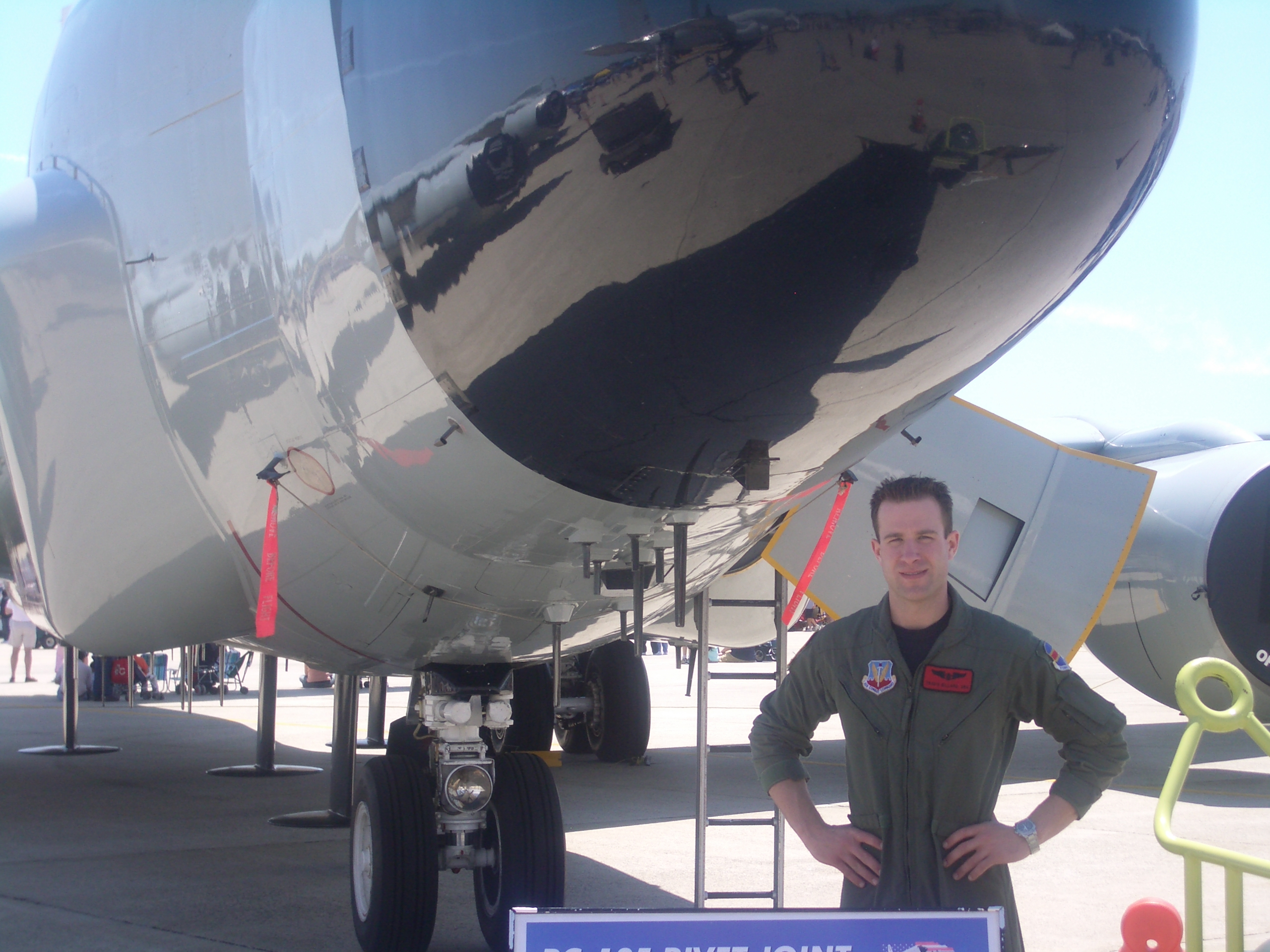 Air Force Aviator with Aircraft